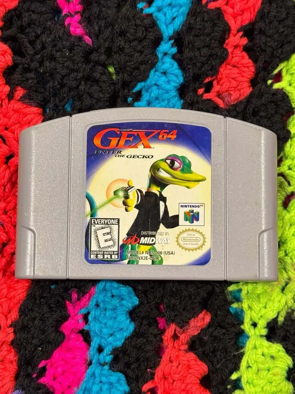 Gex 64 Enter the Gecko Nintendo 64 Cartridge tested and Working. Genuine
